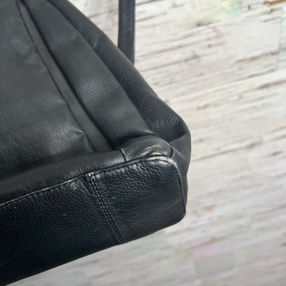 DEREK ALEXANDER  Leather Sling Backpack Zip Straps - Picture 12 of 15